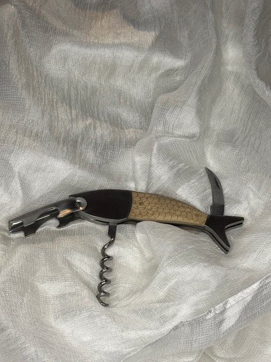 Visvormige kurkentrekker in blik - Spirit of Adventure