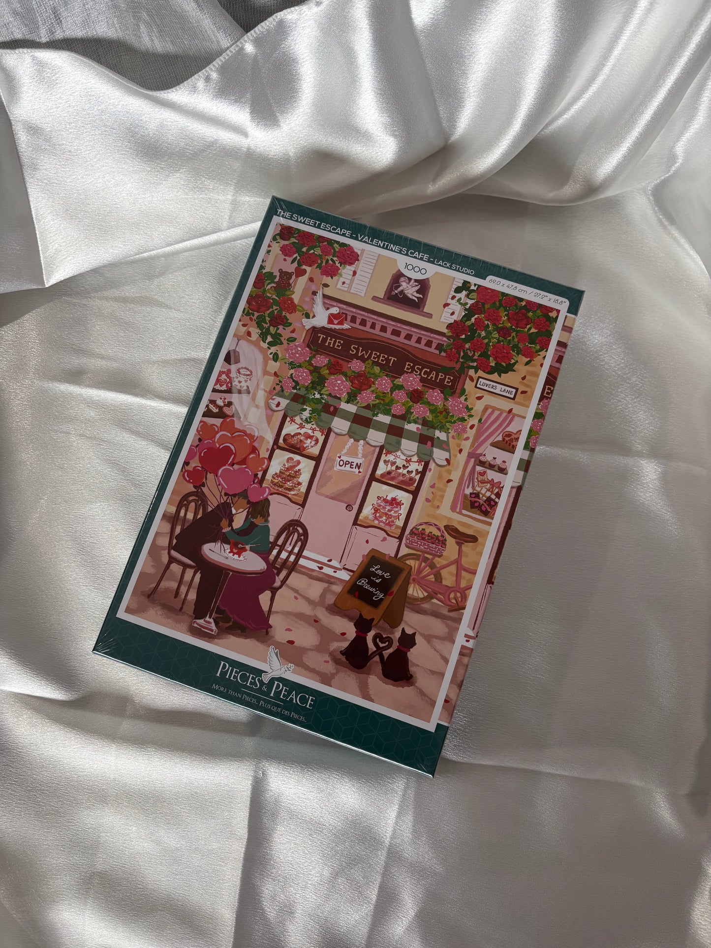 Puzzel 1000 Stukjes - Valentijnscafé