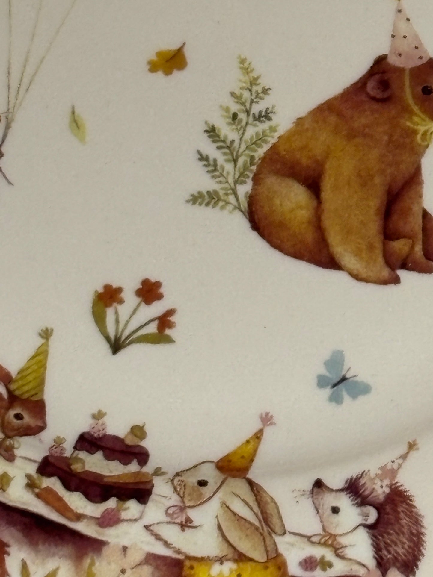 Porseleinen dessertbord Forest Party 19 cm Isabelle Rose