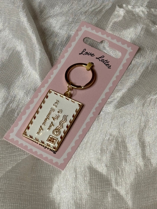 LOVE LETTER KEYRING