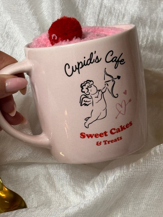 CUPID'S CAFE MUG, SPOON AND SOCKS SET